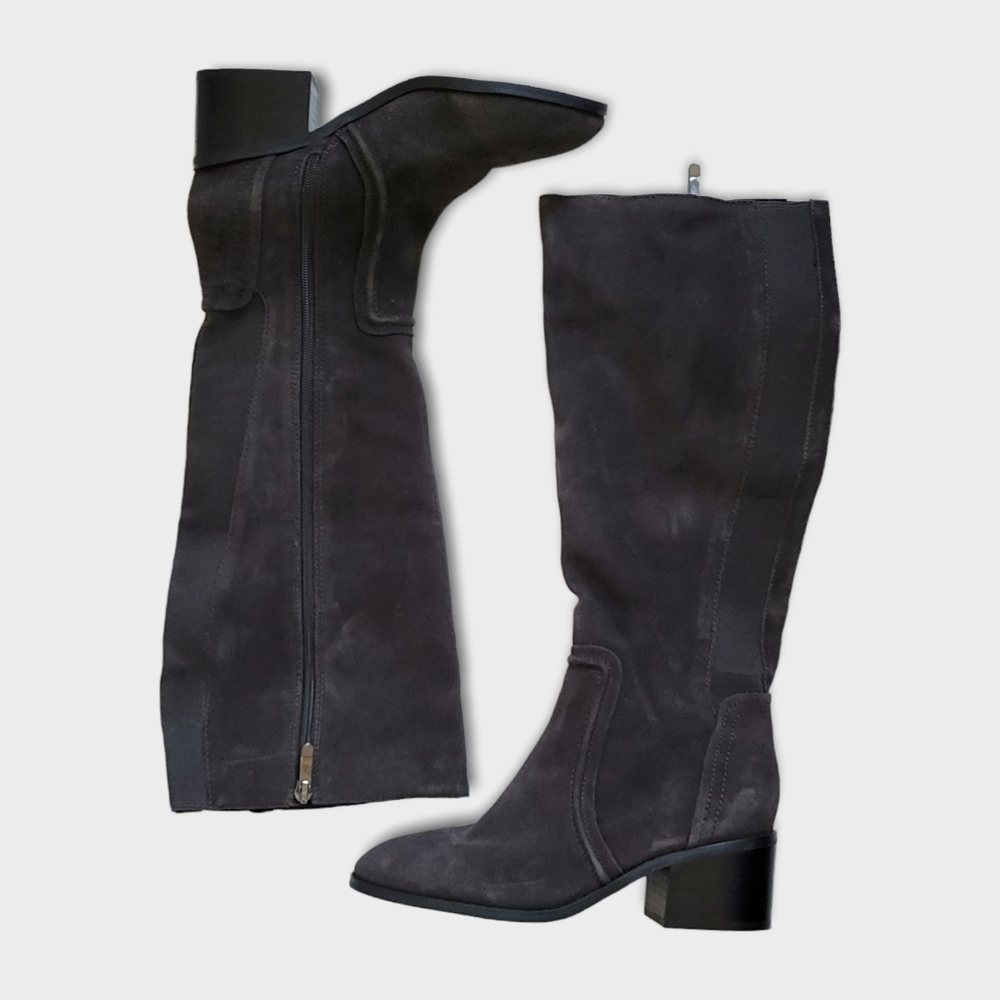 EVOLVE BY EASY SPIRIT Tallie Suede Knee High Boots Size 7